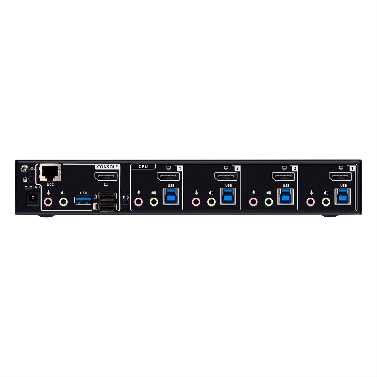 ATEN CS1924A Commutateur KVMP™ DisplayPort 8K USB 3.0 à 4 ports (câbles inclus)