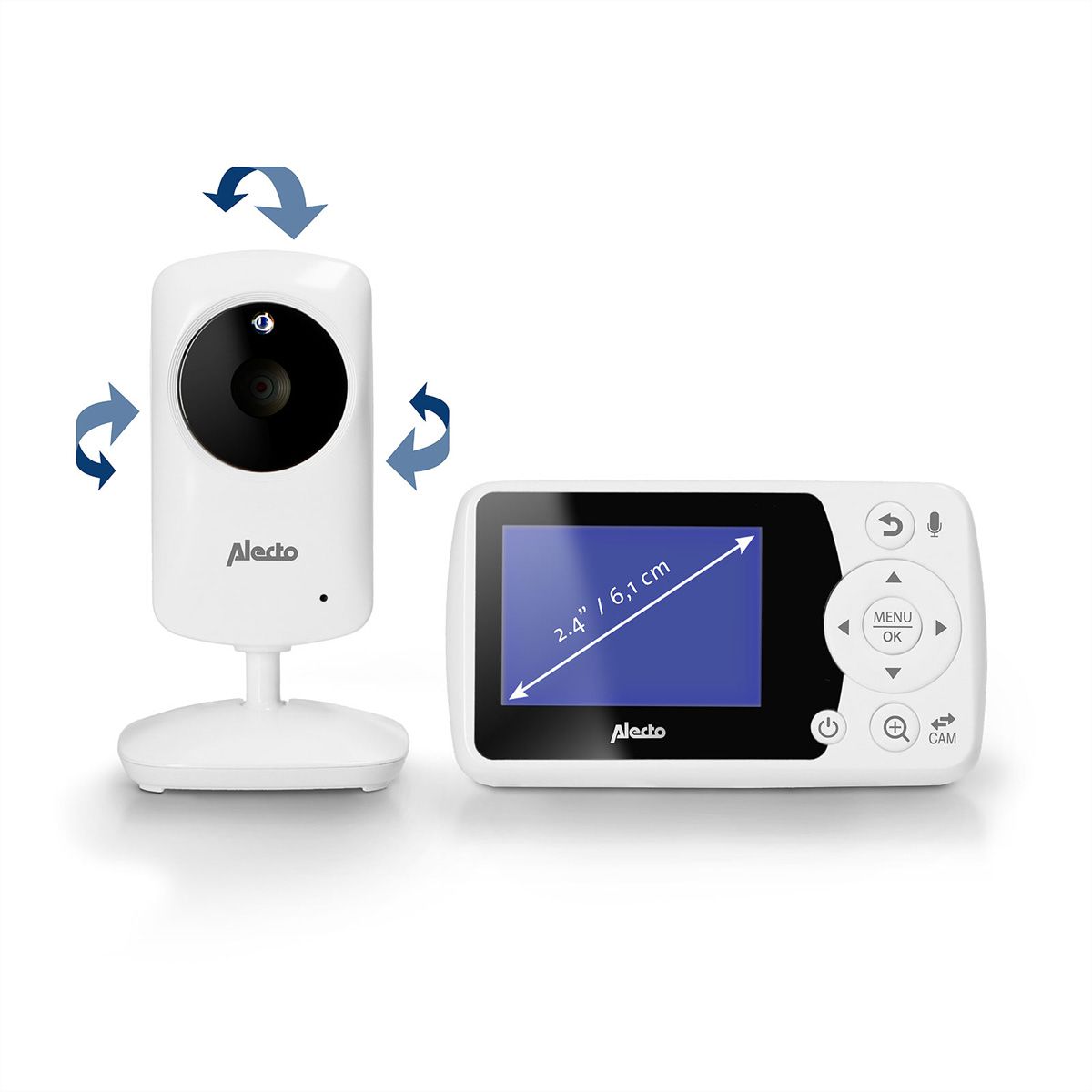 Alecto Babyphone DVM64, Blanc