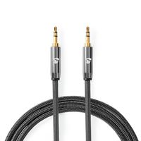 Nedis 3.5mm Verbindungskabel ST / ST, grau, 5 m