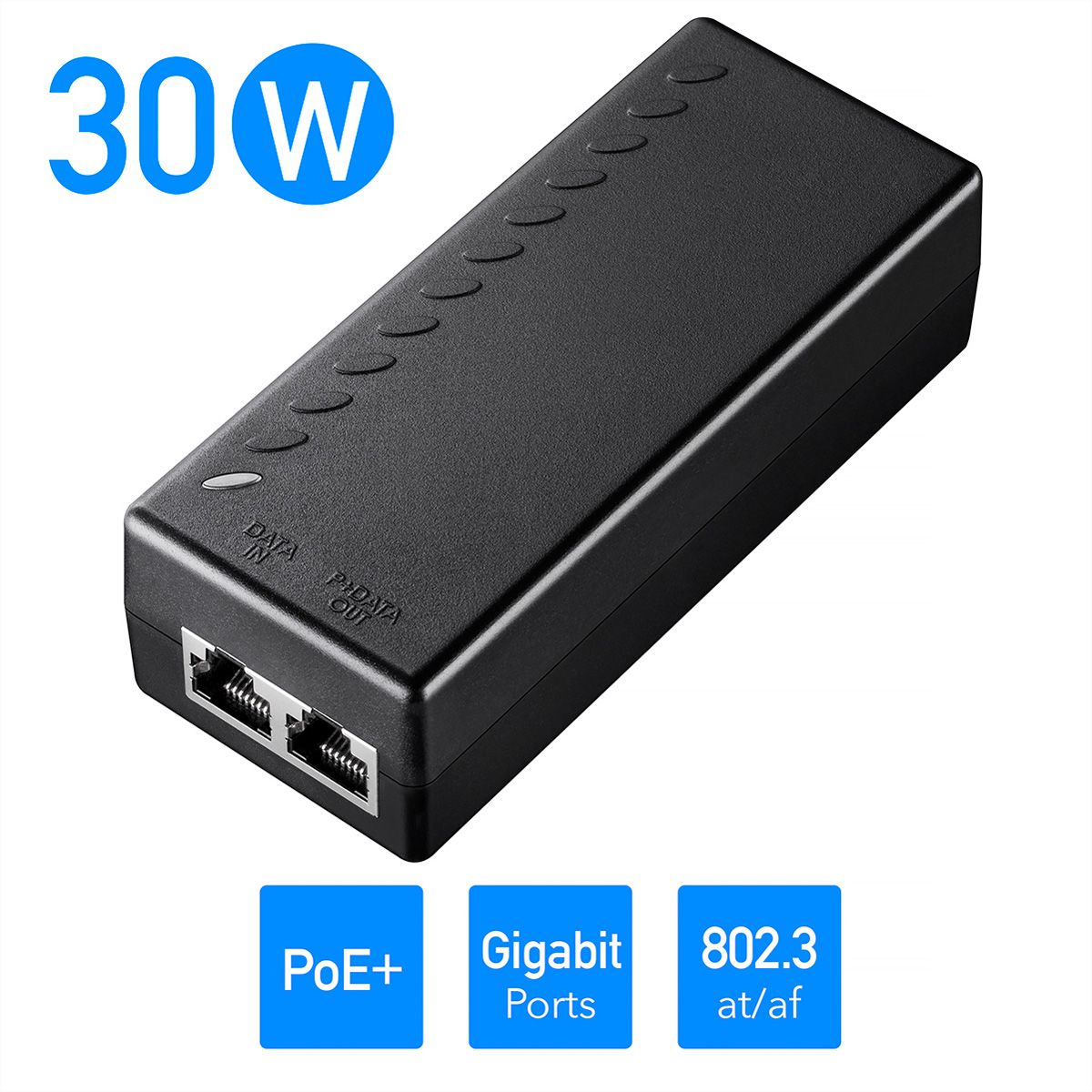 CUDY POE200 Injecteur 30W PoE+/PoE, Gigabit