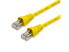 TELEGÄRTNER Cordon S/FTP, Cat.6A, LSOH, jaune, 1,5 m