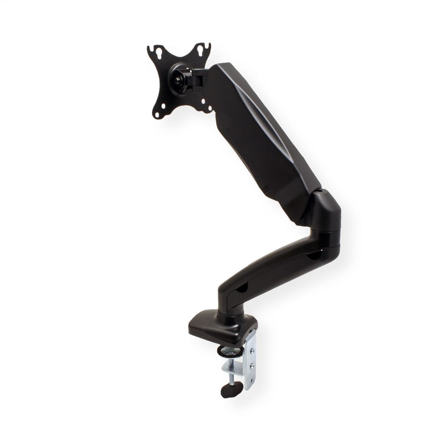 VALUE Support LCD, vérin à gaz, 5 articulations, fixation sur bureau, noir