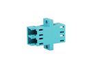 TELEGÄRTNER LC Duplex Kupplung, Multimode, Keramikhülse, Gehäuse türkis, Z77