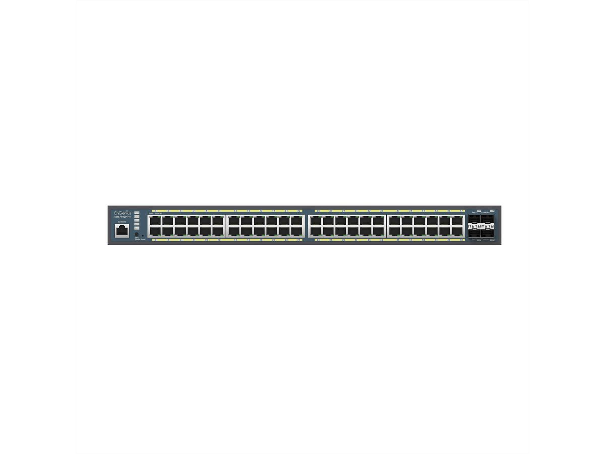 EnGenius EWS7952P-FIT 48-Port Gigabit PoE+ Switch, Administré, 410W avec 4 ports SFP