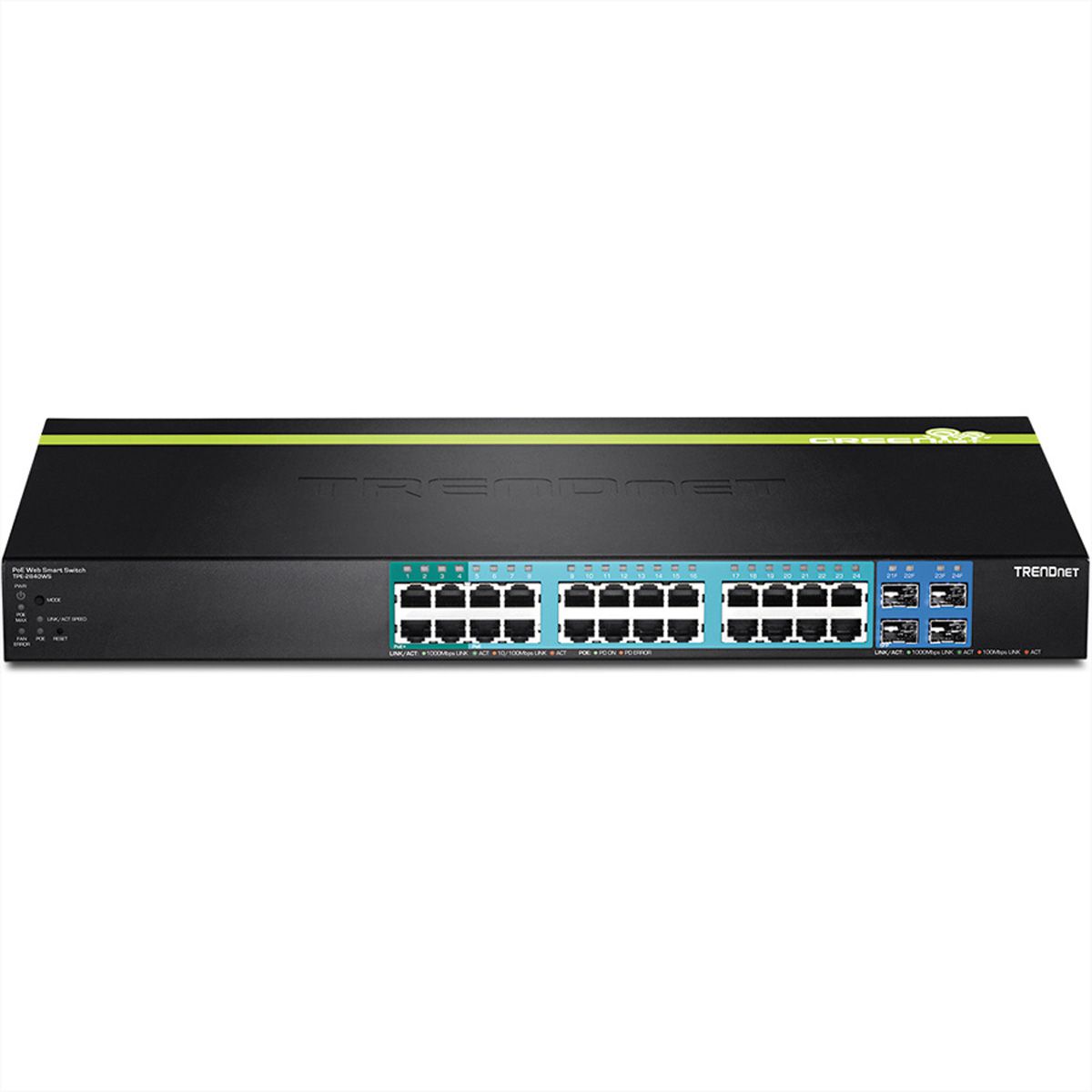 TRENDnet TPE-2840WS Switch PoE+ web smart Gigabit à 28 ports