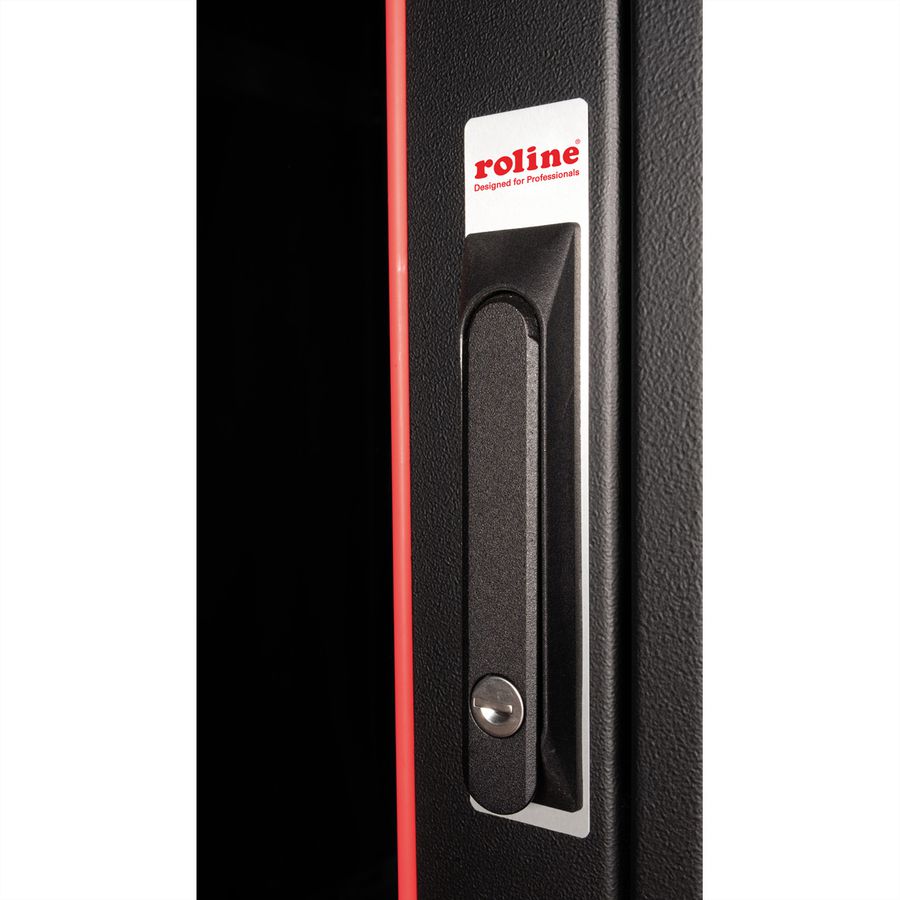 ROLINE 19-Zoll Netzwerkschrank Pro 47 HE, 600x800 BxT Glastür schwarz