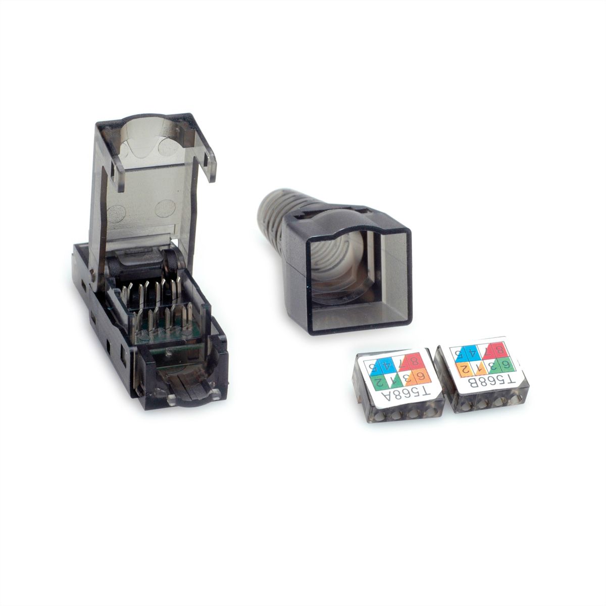 VALUE Connecteur RJ-45 à confectionner Cat.6 (Classe E) , UTP