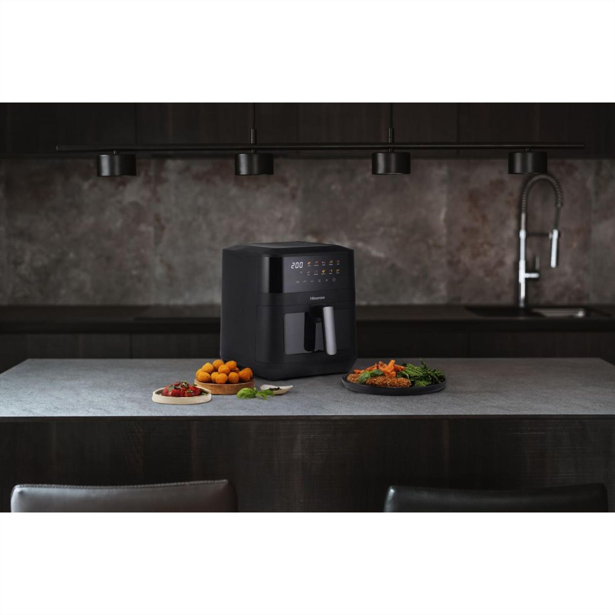 **Retoure**Hisense Heissluftfriteuse HAF2100DCD, 2100W, 7,7L