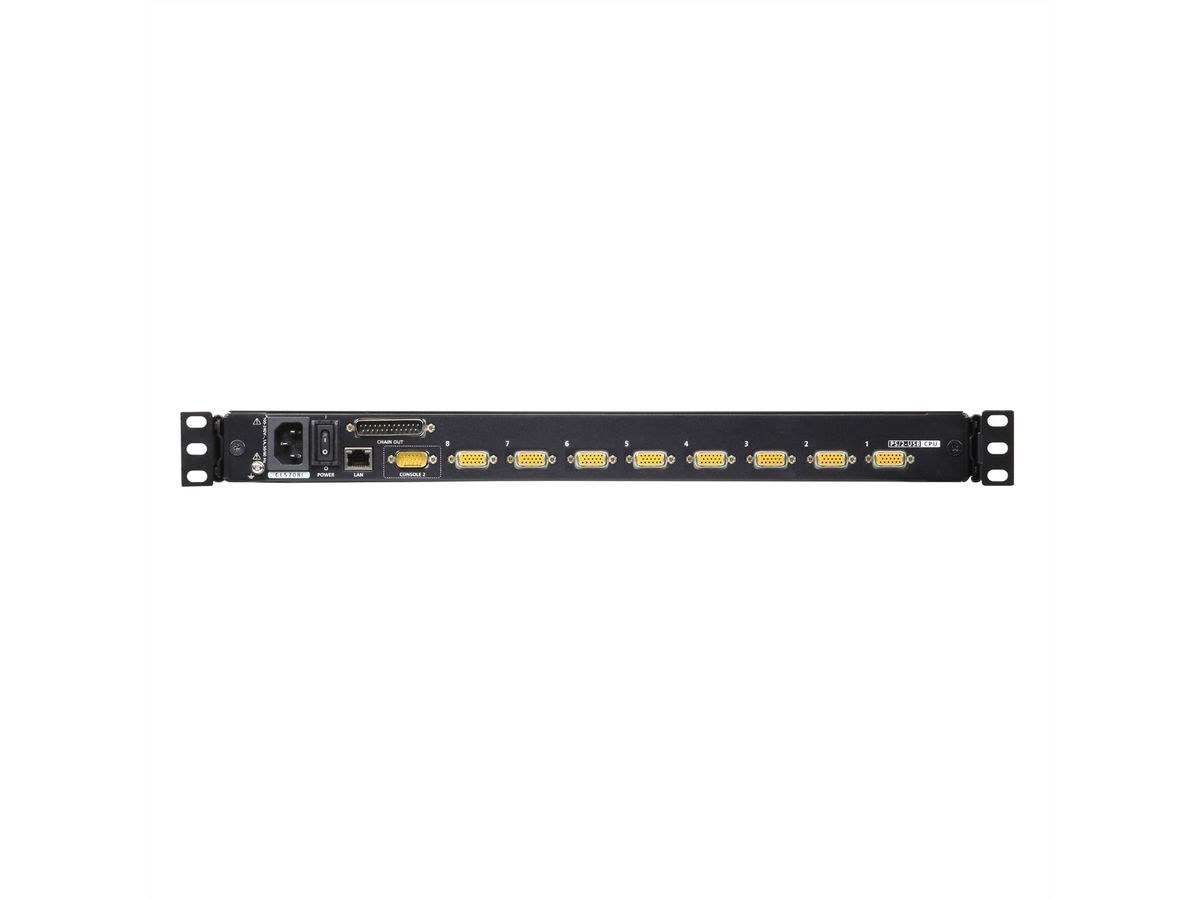 ATEN CL5708iN Switch KVM Over IP, USB-PS/2,VGA, 8 ports, 19", FR-Layout