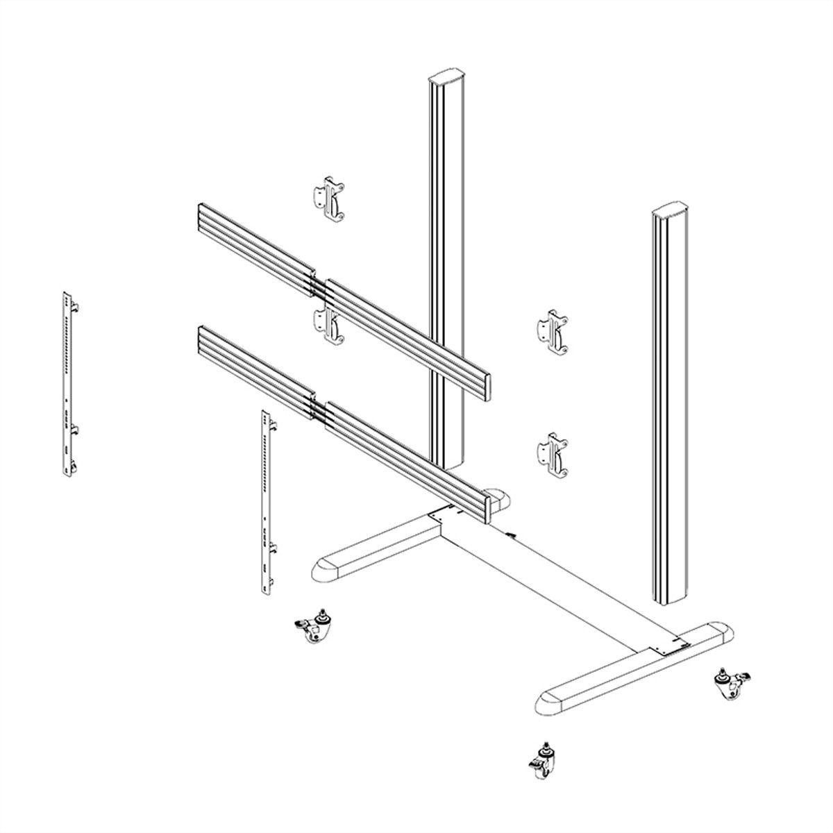 Hagor mobiles Standsystem CPS  Single 86-98"