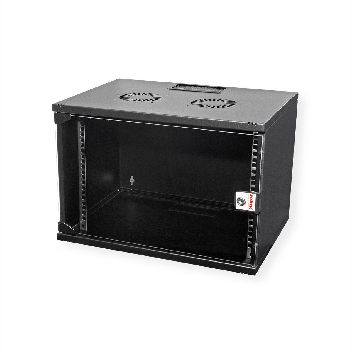 ROLINE 19-Zoll Wandgehäuse Basic 7 HE, 540x400 BxT Bausatz schwarz