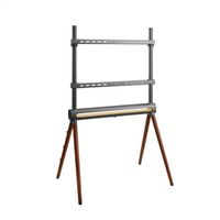 Hagor Standsystem Elia Studio Shine Wood, freistehendes Standsystem, schwarz / grau