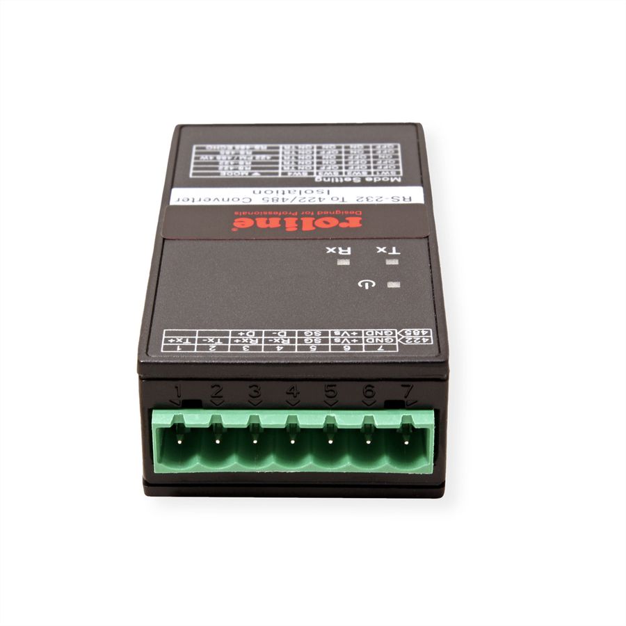 ROLINE Adaptateur RS232 vers RS422/485 pour rail DIN