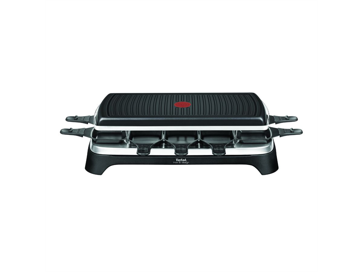 Tefal Raclette & Grill RE458812CH, Ambiance Inox & Design