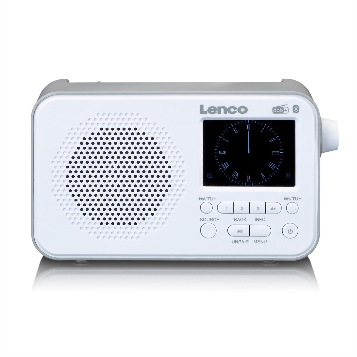 Lenco DAB+ Radio PDR-036WH, blanc