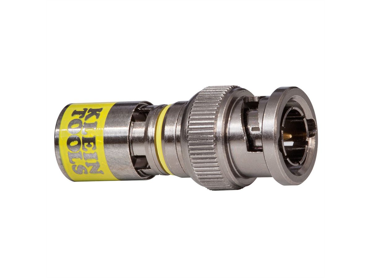 KLEIN TOOLS VDV813-613 Connecteur de compression BNC universel RG6-R6Q, 35 unités