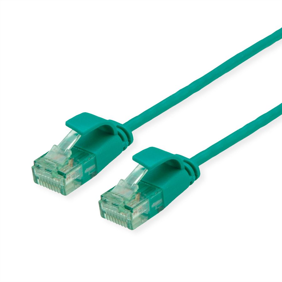 ROLINE RM Cordon Data Center UTP Cat.6A (Classe EA), slim, vert, 2 m