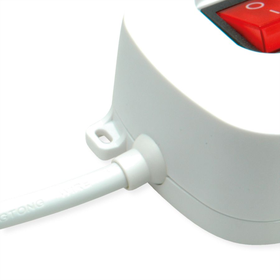 ROLINE 3-fach Steckdosenleiste mit Schalter, USB-Charger A+C, 1,5 m