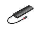 ROLINE USB 3.2 Gen2 Typ C Multiport Dockingstation, HDMI 4K60, USB 3.2 Gen2, USB-C PD, LAN, SD-Card Reader