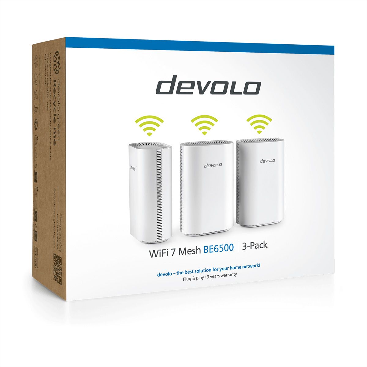 Devolo WiFi 7 Mesh BE6500 3-Pack