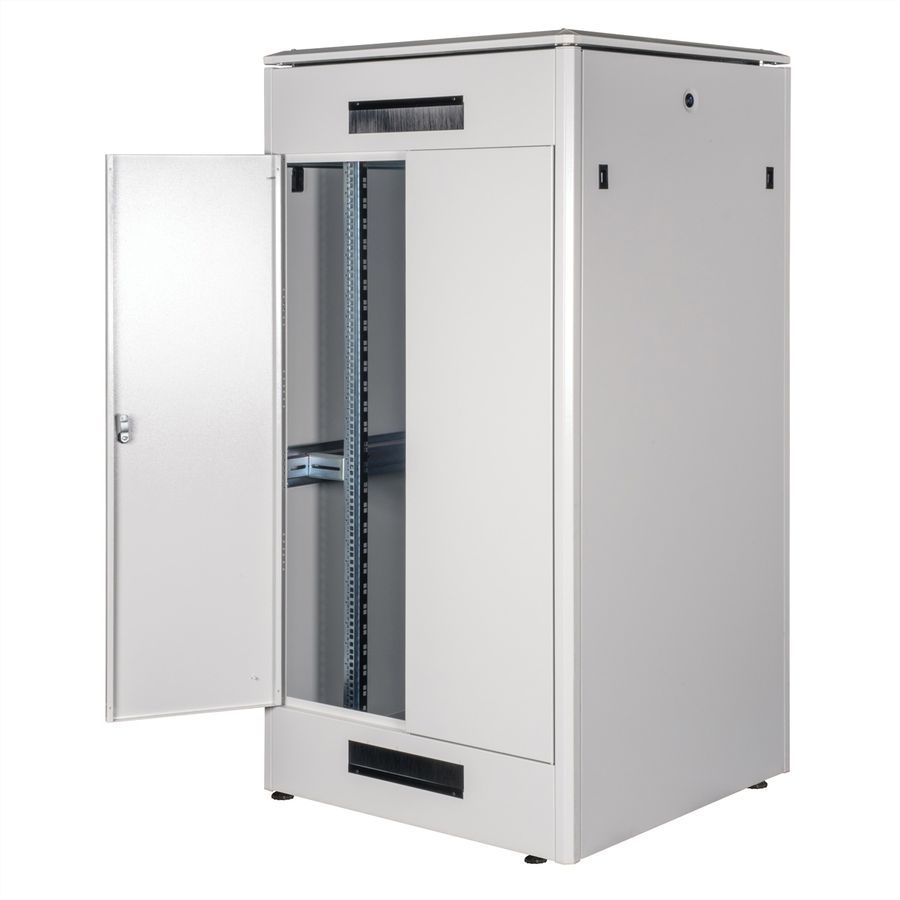 ROLINE 19-Zoll Netzwerkschrank Pro 32 HE, 800x800 BxT Glastür grau