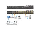 ATEN CS1716i Switch KVM Over-IP VGA, PS/2-USB, port périphérique USB, 16 ports