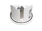 BACHMANN PIX 1xCM RAL9010 Anneau décoratif aspect inox