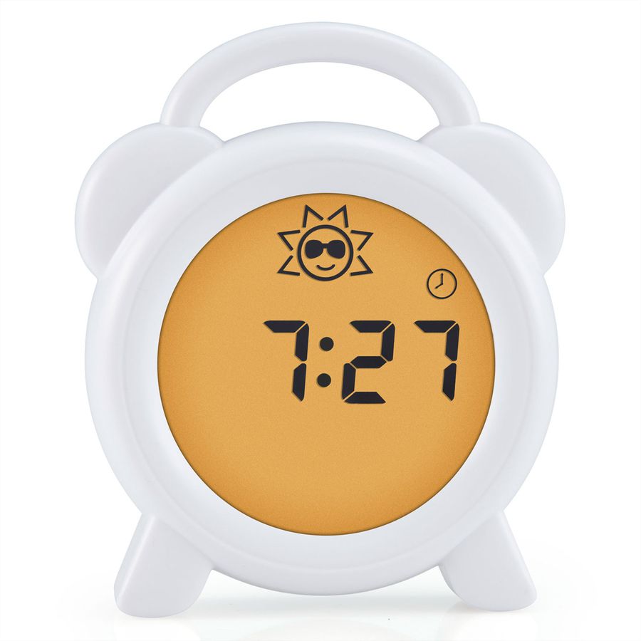 Alecto Baby entraîneur de sommeil veilleuse et réveil BC-100, Blanc