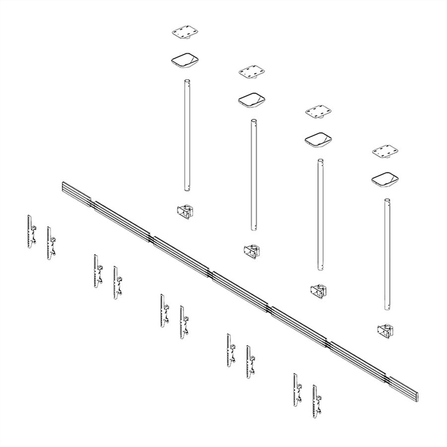 Hagor Support plafond CPS D5L 46-65