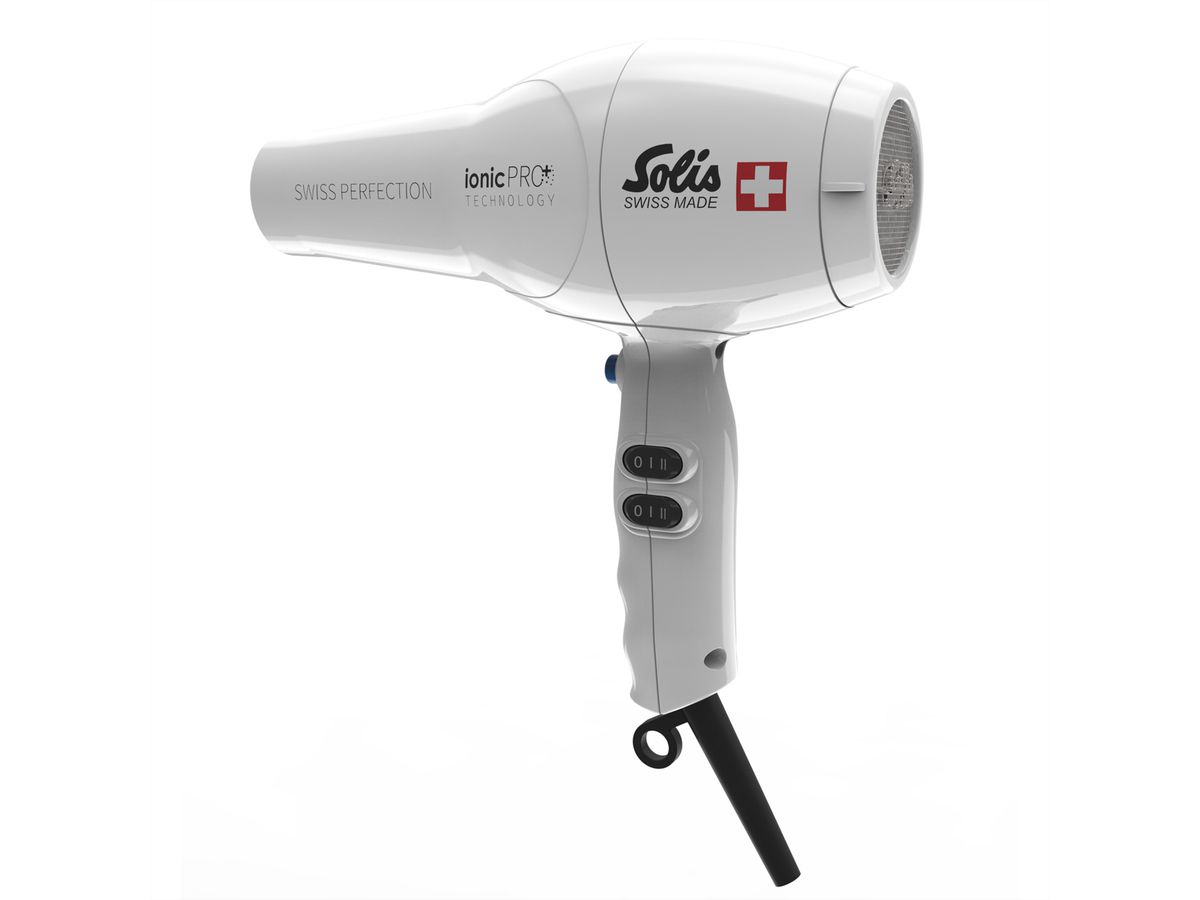 Solis sèche-cheveux Swiss Perfection 443, avec support mural blanc