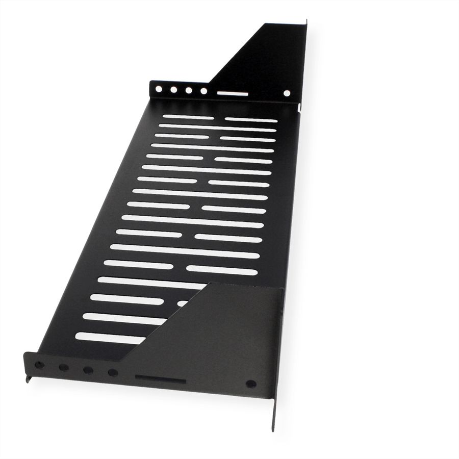 VALUE Etagère 19", 485 x 150mm, 2UH, max. 15 kg, noir