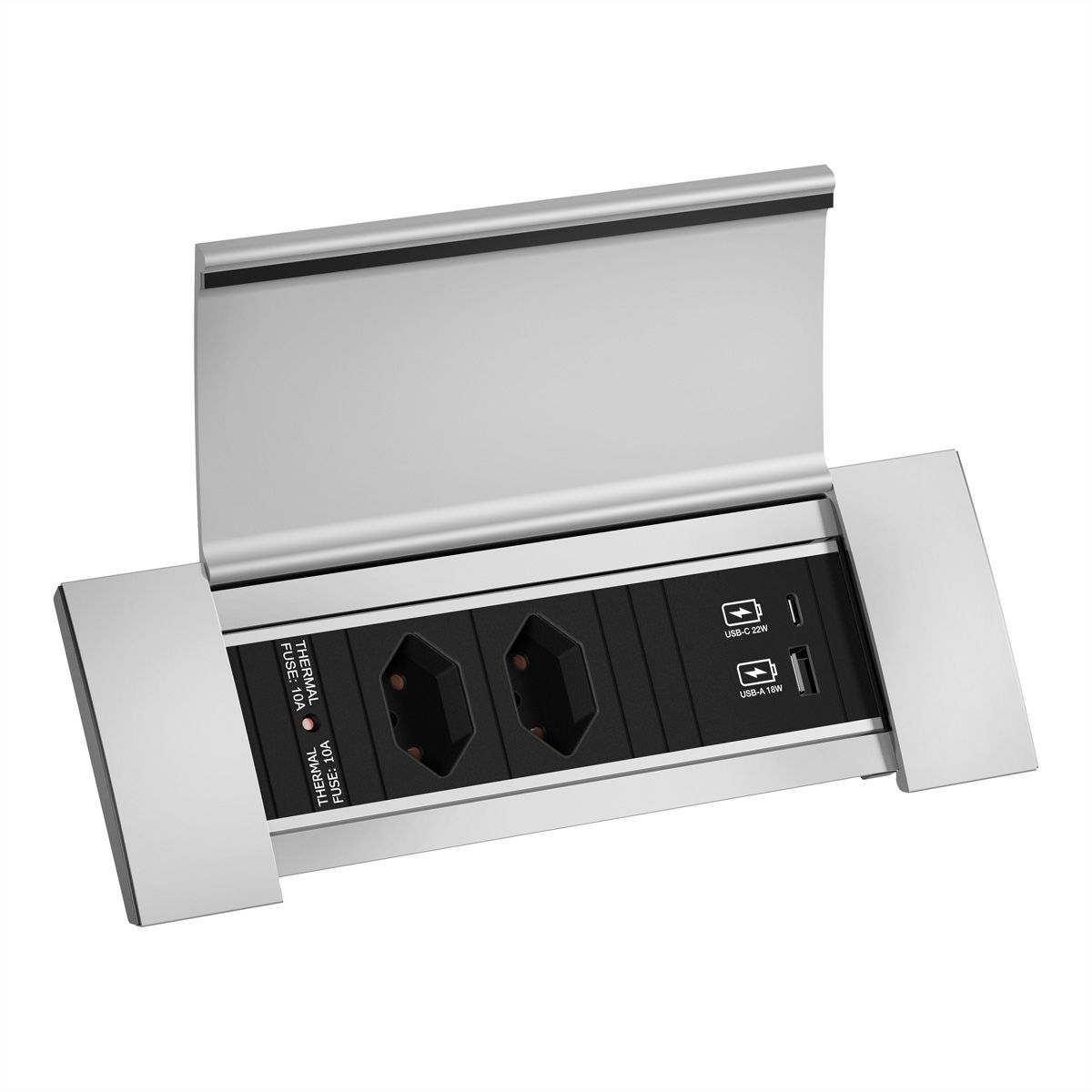 BACHMANN POWER FRAME S 2xCH, 1xUSB A&C 22W 0,2m GST18 Schweiz