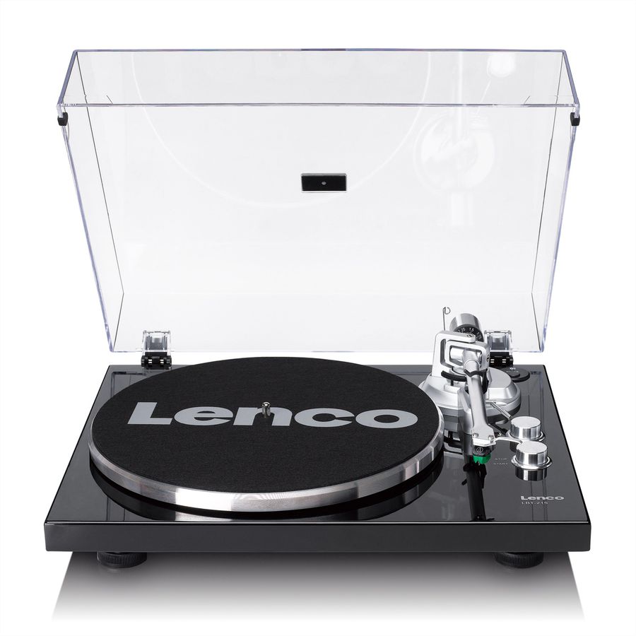 Lenco Plattenspieler LBT-215BK, MP3-Direktencoding, USB, 33U/min&45U/min