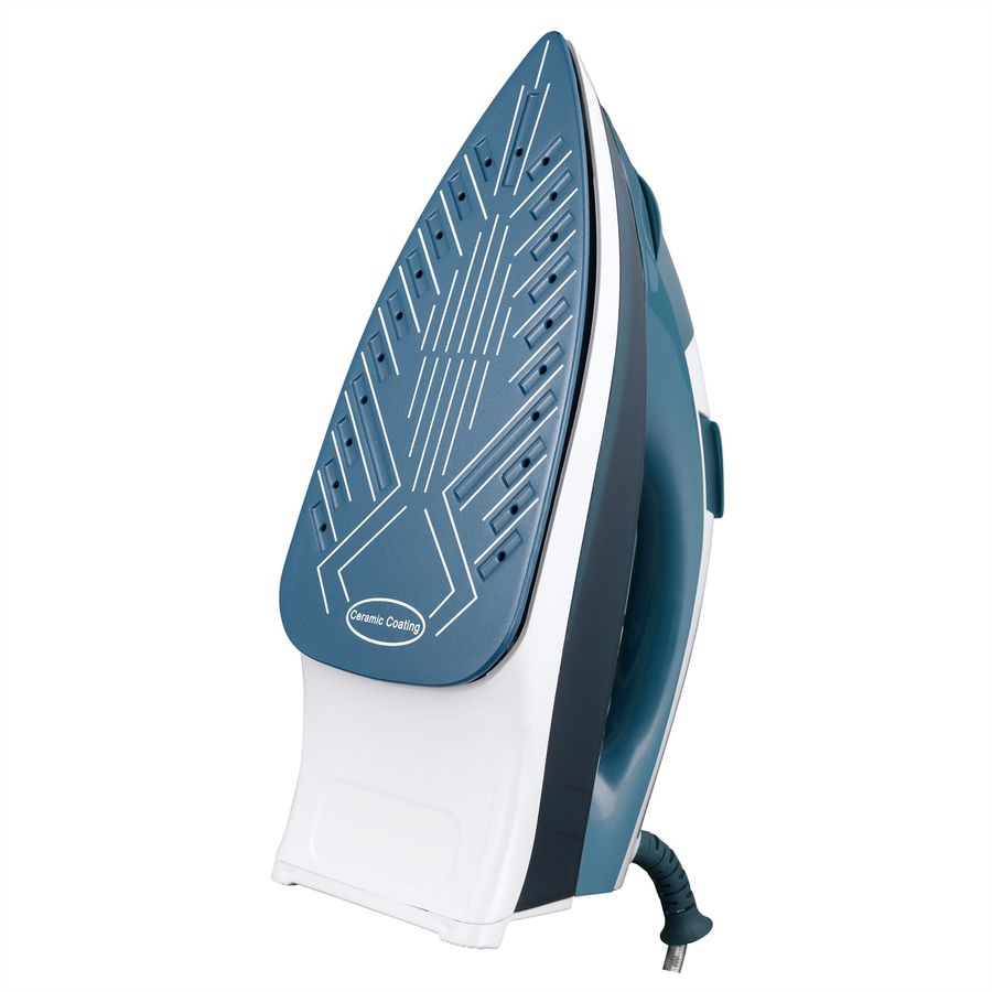 Melissa Dampfbügeleisen 16390052, mit Keramiksohle, blau, 2200W