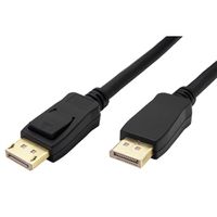 ROLINE GREEN DisplayPort Kabel v2.1, 16K@60Hz, 80Gbit/s, UHBR20, DP ST - ST, schwarz, 1 m