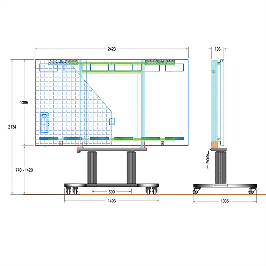 Hagor mobiles Liftsystem Samsung IAB 110", mobil