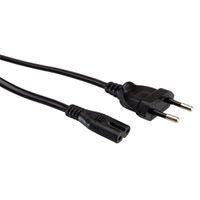 VALUE Cordon secteur bipolaire, noir, 1,8 m