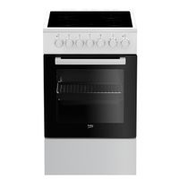Beko Cuisinière électrique FSM57100GW avec plaque vitrocéramique