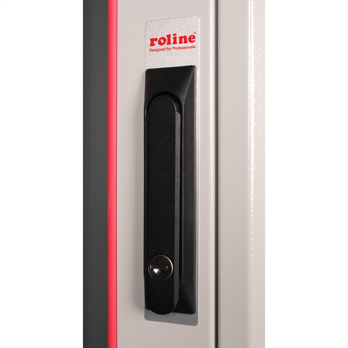 ROLINE 19-Zoll Netzwerkschrank Pro 26 HE, 600x600 BxT Glastür grau
