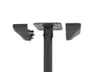 Hagor Deckenflansch CPS - ceiling plate with cover, schwarz