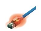 saCon S/FTP Patchkabel Kat.6A (Class EA), LSOH, blau, 1 m