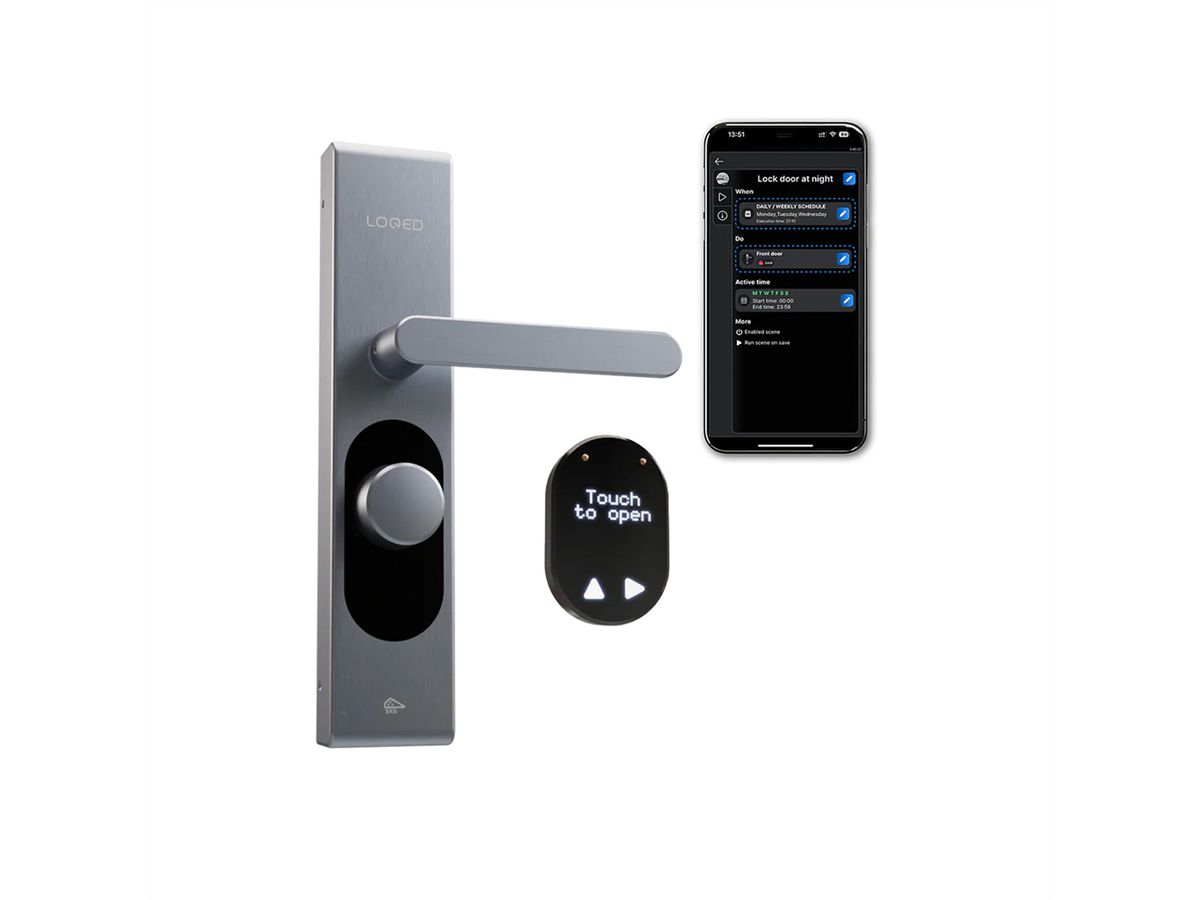 Shelly Serrure de porte LOQED, noir