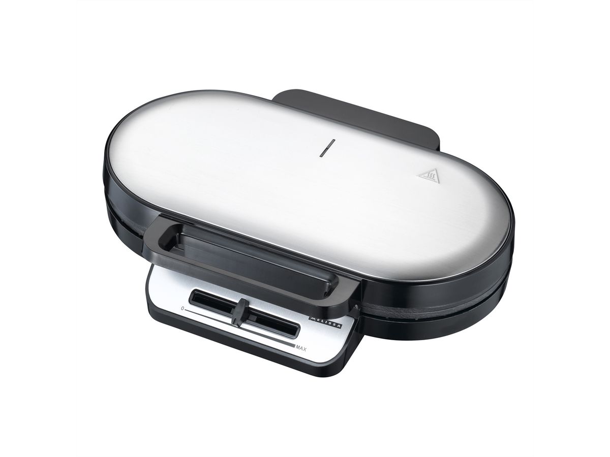 Melissa Gaufrier 16250087, Gaufrier double, noir/ss, 1200W