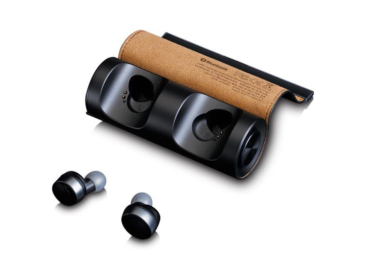 Lenco In Ear Kopfhörer EPB-450BK, mit Bluetooth