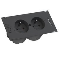 BACHMANN DUE 2xUTE , incl. Anschlukabel GST18, schwarz, 0,2 m