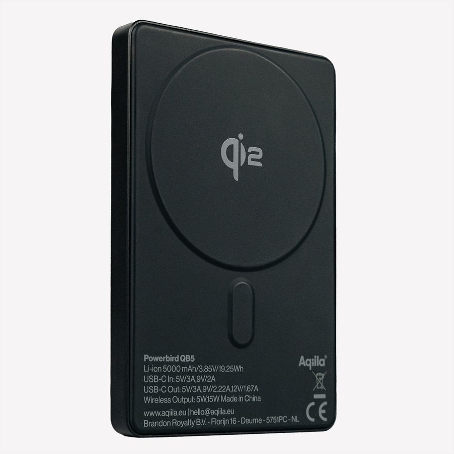 Aqiila Powerbank Powerbird B5, 12W noir 5.000 mAh