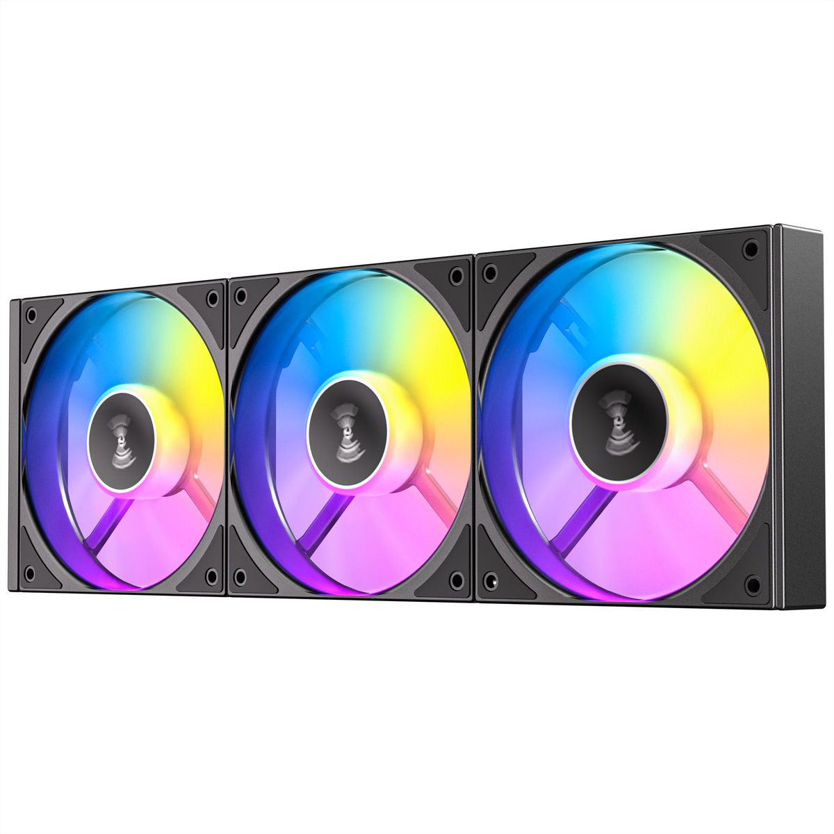 ANTEC C120 ARGB Ventilateur de boîtier PC inversé 120 mm, lot de 3, noir