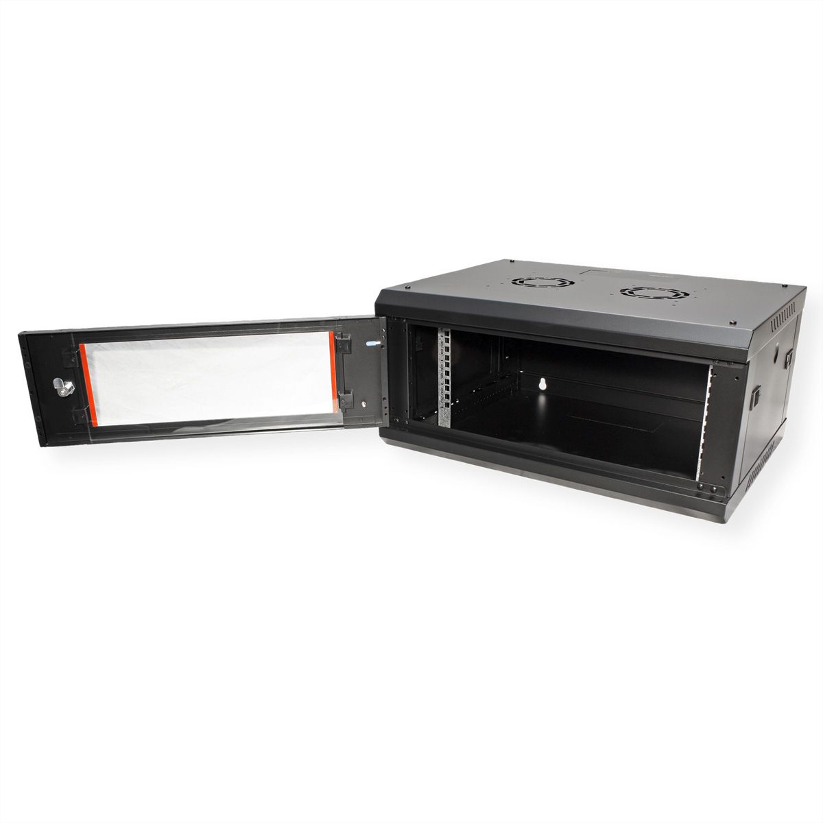 ROLINE 19-Zoll Wandgehäuse Basic Plus 4HE, 600x450 BxT schwarz