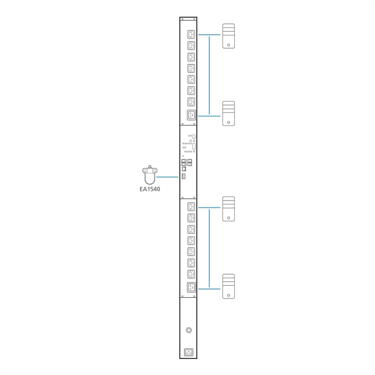 ATEN EA1540 Capteur de fuite capacitif, 2 m