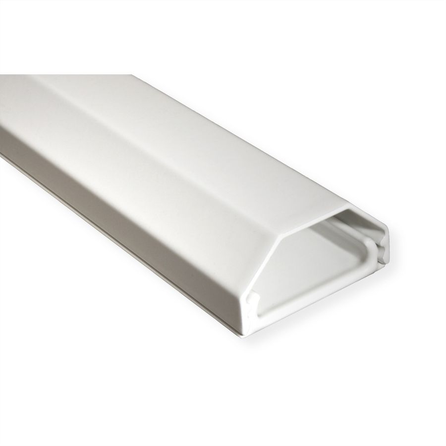 ROLINE Canal de câbles alu, 33x18mm, blanc, 1,1 m